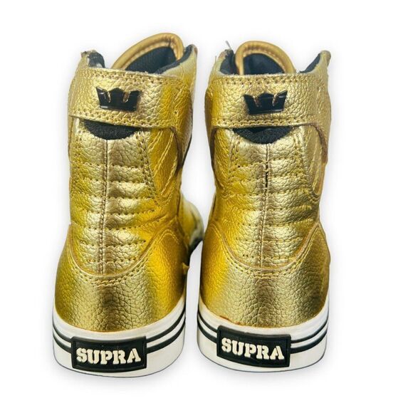 Supra Muska 001 Skytop Metallic Gold / Black S13021K Youth 5 - Picture 5 of 11